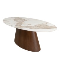 Οβάλ Τραπέζι τραπεζαρίας Ellipse 220x110x76cm