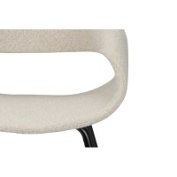 ΣΕΤ 2 ΤΕΜ Καρέκλα Whale σε Pearl απόχρωση 61x53x81Y