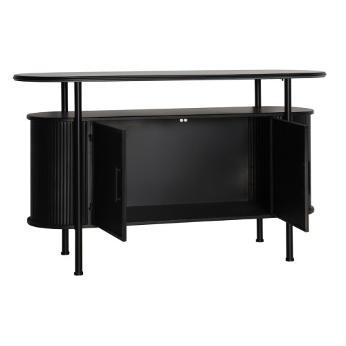 Κονσόλα  Bream Μεταλλική σε Σκούρο Γκρί 119x40x70cm