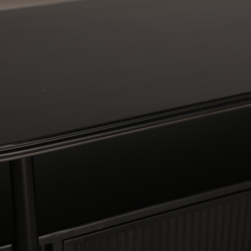 Κονσόλα  Bream Μεταλλική σε Σκούρο Γκρί 119x40x70cm