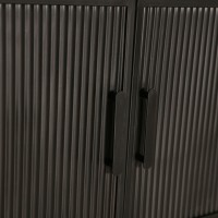 Κονσόλα  Bream Μεταλλική σε Σκούρο Γκρί 119x40x70cm