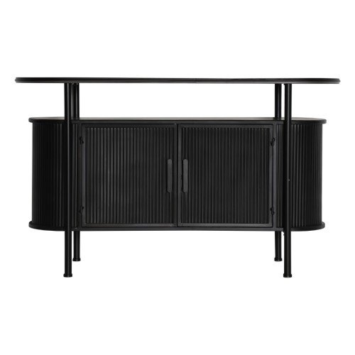 Κονσόλα  Bream Μεταλλική σε Σκούρο Γκρί 119x40x70cm