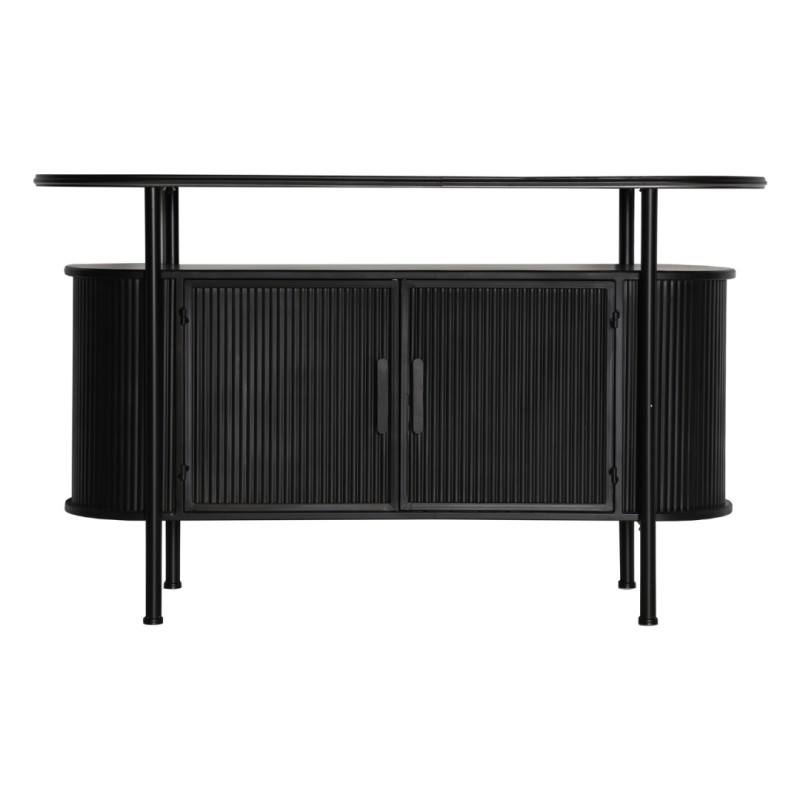 Κονσόλα  Bream Μεταλλική σε Σκούρο Γκρί 119x40x70cm