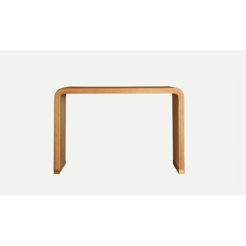 Κονσόλα SKAGEN φυσικό από ξύλο παουλόβνιας : 120x40x80cm