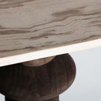 Τραπέζι κονσόλας VRADS από MDF σε καφέ απόχρωση 130x33x80cm