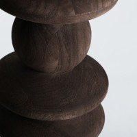 Τραπέζι κονσόλας VRADS από MDF σε καφέ απόχρωση 130x33x80cm