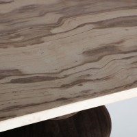 Τραπέζι κονσόλας VRADS από MDF σε καφέ απόχρωση 130x33x80cm