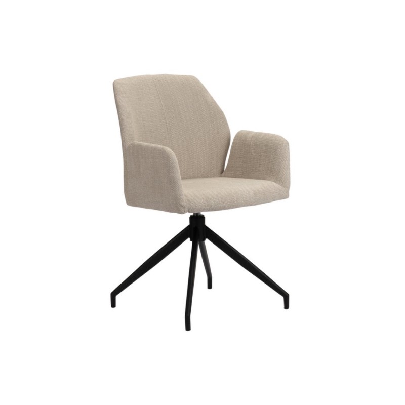 Καρέκλα Storm Rotation Beige 56x60x88Y