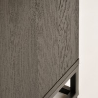 Μπουφές Indus από ξύλο σε φυσική απόχρωση 117.5x46x87cm