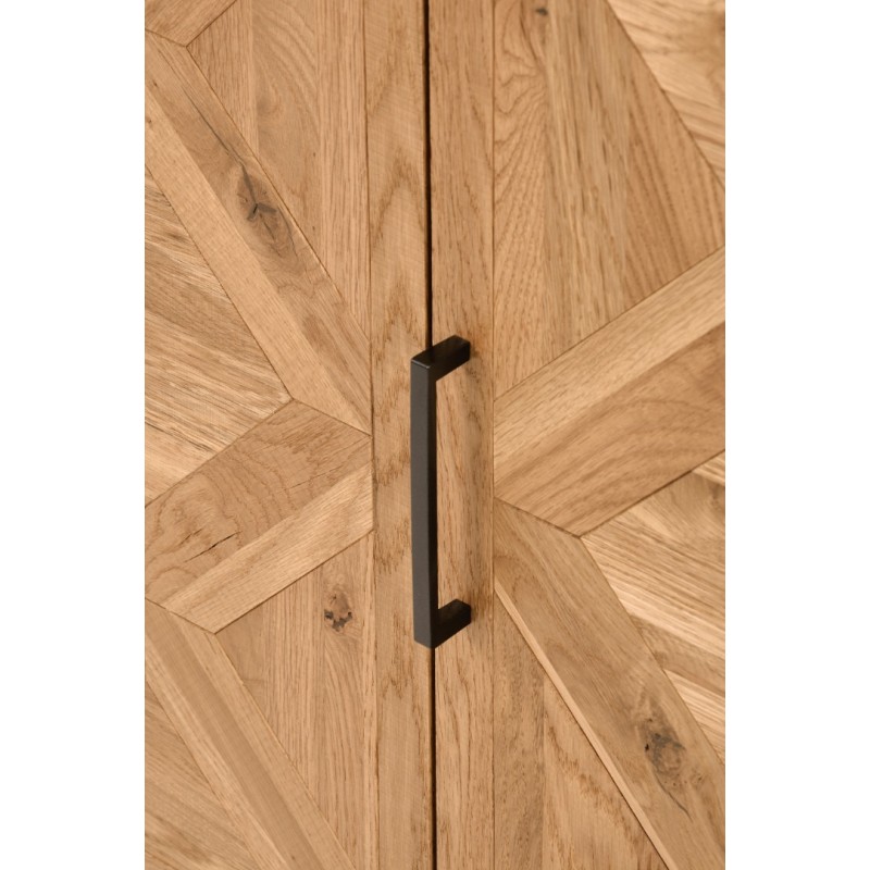 Μπουφές Indus από ξύλο σε φυσική απόχρωση 117.5x46x87cm