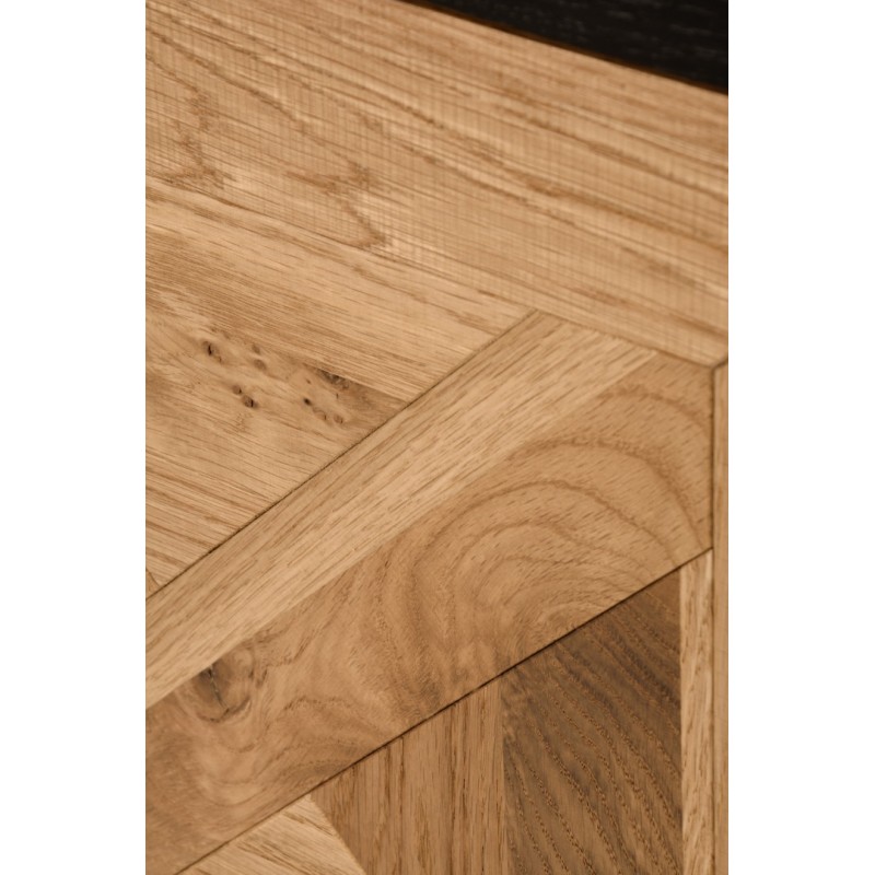 Μπουφές Indus από ξύλο σε φυσική απόχρωση 117.5x46x87cm