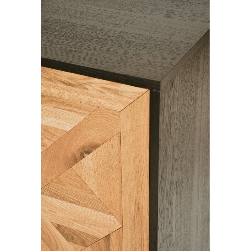 Μπουφές Indus από ξύλο σε φυσική απόχρωση 160x46x87cm