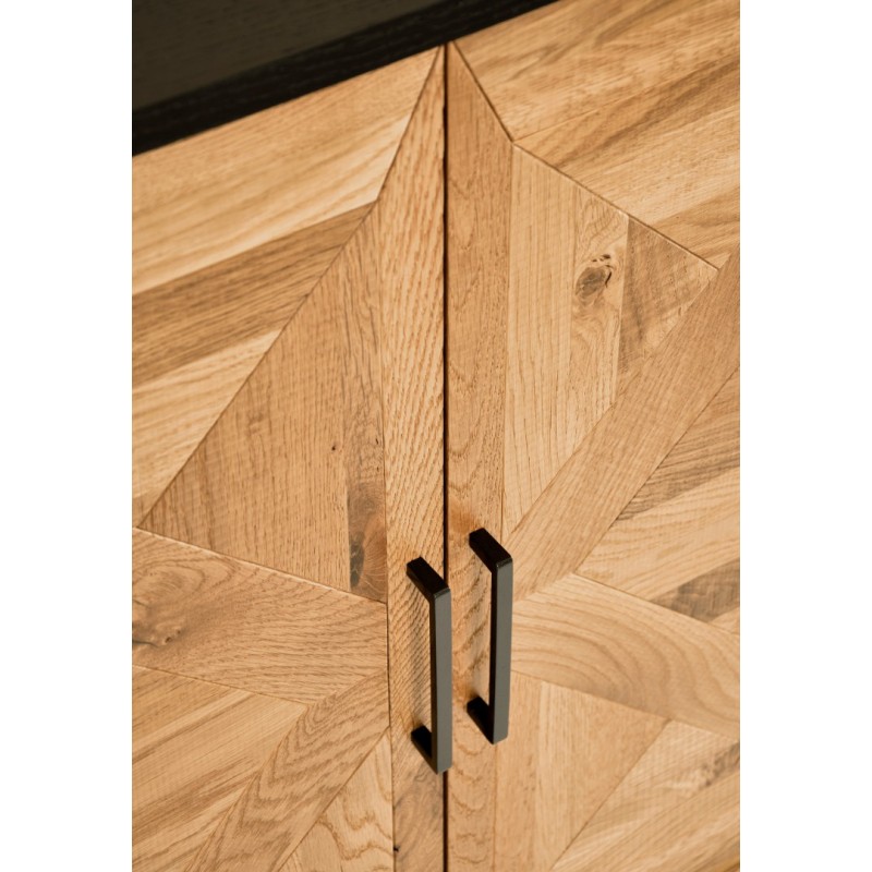 Μπουφές Indus από ξύλο σε φυσική απόχρωση 160x46x87cm