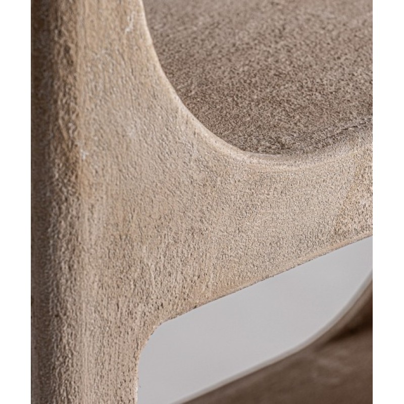 Βιβλιοθήκη WERLE φυσικό από ξύλο μάνγκο : 80x38x180cm