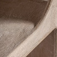 Βιβλιοθήκη WERLE φυσικό από ξύλο μάνγκο : 80x38x180cm