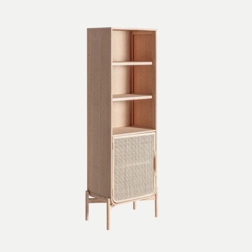 Βιβλιοθήκη WEURTZ φυσικό/από ξύλο οξιάς : 60x35x175cm 
