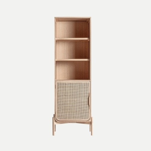 Βιβλιοθήκη WEURTZ φυσικό/από ξύλο οξιάς : 60x35x175cm 