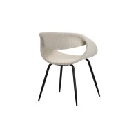 ΣΕΤ 2 ΤΕΜ Καρέκλα Whale σε Pearl απόχρωση 61x53x81Y