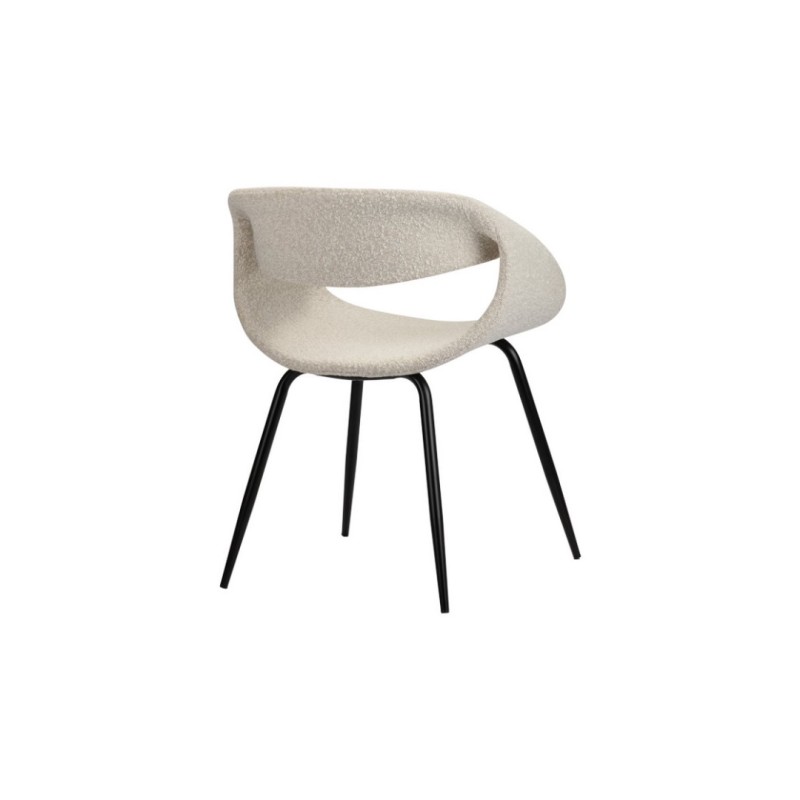ΣΕΤ 2 ΤΕΜ Καρέκλα Whale σε Pearl απόχρωση 61x53x81Y