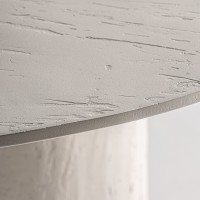 INHA Τραπέζι Τραπεζαρίας 120x120x76εκ. Off white