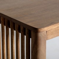 Τραπέζι σαλονιού TREVOUX καφέ από ξύλο μάνγκο : 115x42x52cm