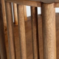 Τραπέζι σαλονιού TREVOUX καφέ από ξύλο μάνγκο :85x85x40cm