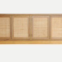 Έπιπλο TV ανοιχτό καφέ από ξύλο ελάτης : 160x40x63
