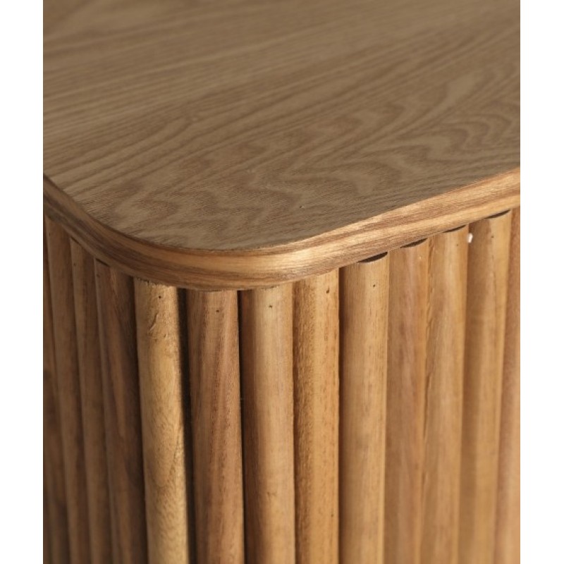 Έπιπλο TV SKAGEN φυσικό από ξύλο και MDF : 160x40x56cm