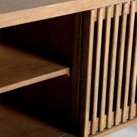 Έπιπλο TV TREVOUX καφέ από ξύλο μάνγκο : 170x40x60cm