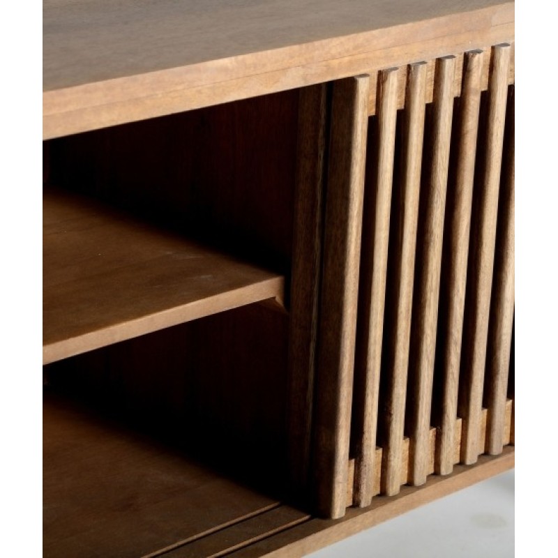 Έπιπλο TV TREVOUX καφέ από ξύλο μάνγκο : 170x40x60cm