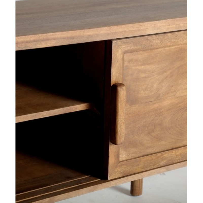 Έπιπλο TV TREVOUX καφέ από ξύλο μάνγκο : 170x40x60cm