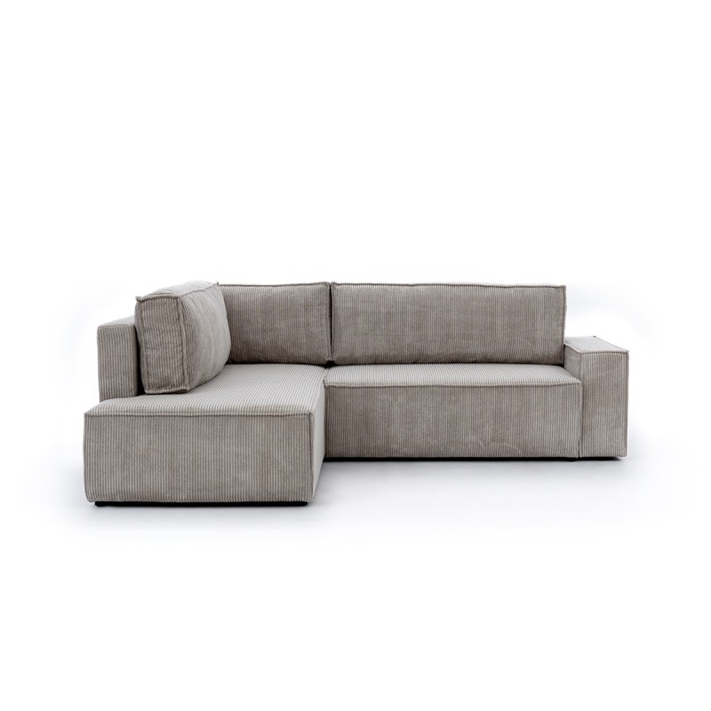 Γωνιακός Καναπές-Κρεβάτι Flabio L 254x203x90cm
