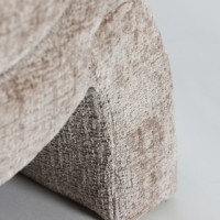 Πολυθρόνα BEICHLE από πολυεστέρα σε καφέ 87x77x72cm