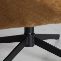 Πολυθρόνα Privas με ύφασμα στο χρώμα της ώχρας 86x90x99cm