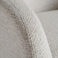 Πολυθρόνα STADEN από κόντρα πλακέ σε λευκό 76x76x76cm