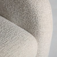 Πολυθρόνα STADEN από κόντρα πλακέ σε λευκό 76x76x76cm