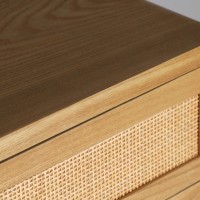 Συρταριέρα DIOZIT ανοιχτό καφέ από ξύλο ελάτης : 40x41x101cm