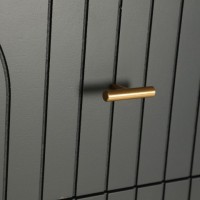 Συρταριέρα TREMES γκρι σκούρο από ξύλο MDF : 45x40x116cm