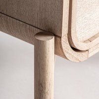 Σιφονιέρα WEURTZ φυσικό : 52x35x100cm