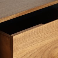 Μπουφές Osby σε Φυσικό-μαυρο 170x40x75cm