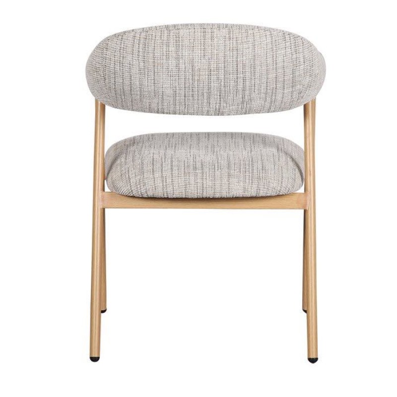 Σετ2 Τεμ Καρέκλα Scandi σε φυσικό-μπέζ 59x58x82,5cm