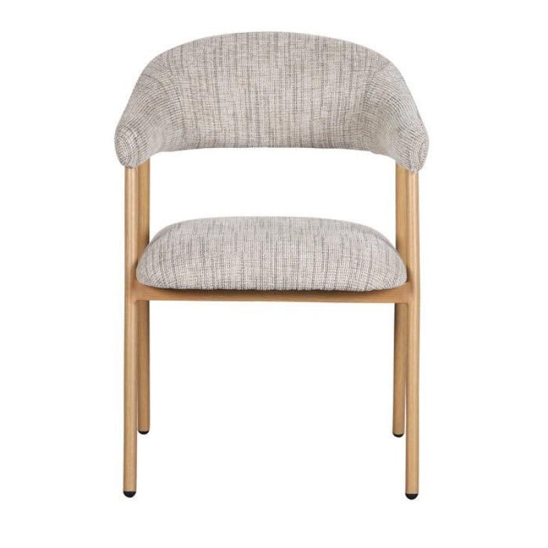 Σετ2 Τεμ Καρέκλα Scandi σε φυσικό-μπέζ 59x58x82,5cm