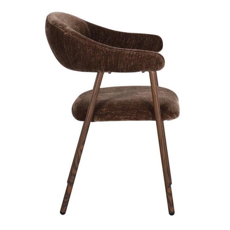 Σετ2 Τεμ Καρέκλα Scandi σε καφέ 59x58x82,5cm