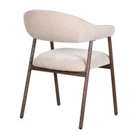 Σετ2 Τεμ Καρέκλα Scandi σε μπεζ καφέ 59x58x82,5cm
