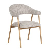 Σετ2 Τεμ Καρέκλα Scandi σε φυσικό-μπέζ 59x58x82,5cm