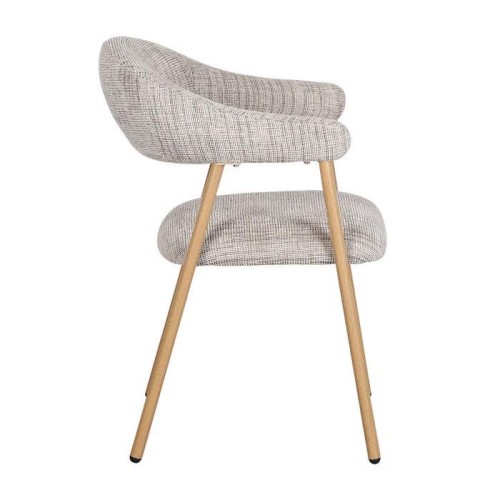 Σετ2 Τεμ Καρέκλα Scandi σε φυσικό-μπέζ 59x58x82,5cm