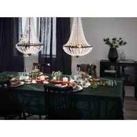 GRÄNSÖ Chandelier 2L Sandy Black/MC