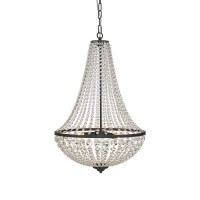 GRÄNSÖ Chandelier 3L Sandy Black/MC