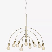 Lavello κρεμαστό φωτιστικό 9φωτο Brass 95x95x88Y