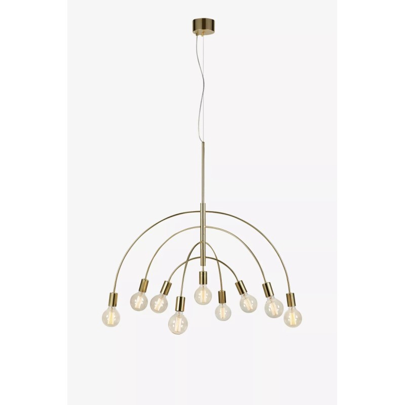 Lavello κρεμαστό φωτιστικό 9φωτο Brass 95x95x88Y